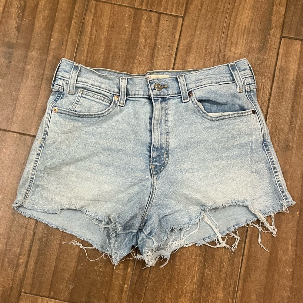 Levi Denim High Rise Shorts